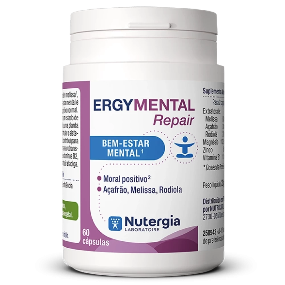 Nutergia, fabricant français de compléments alimentaires propose le ERGYMENTAL repair